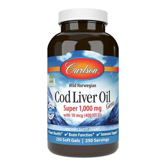 Cod Liver Oil Gems Super 1000 Mg, CL